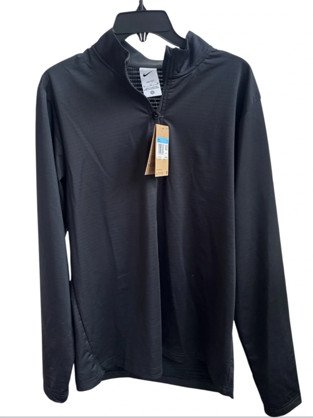 Nike Men's Dri-FIT Victory Golf ½ Zip Black Size M NEW